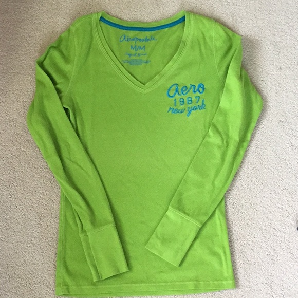 AEROPOSTALE long sleeve top - size M - Picture 2 of 3
